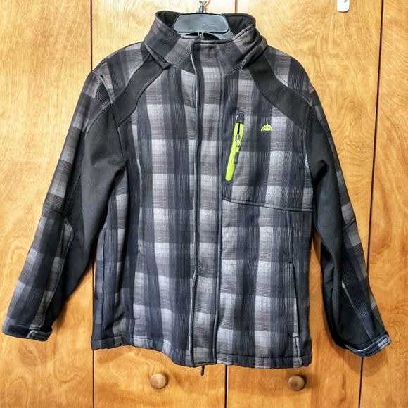 Snozu Women's Performance Color Block Gray/Black Lined Shacket (L) - Picture 1 of 9